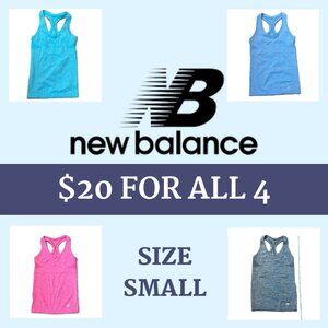 New Balance Tank Tops Lot/Bundle of 4